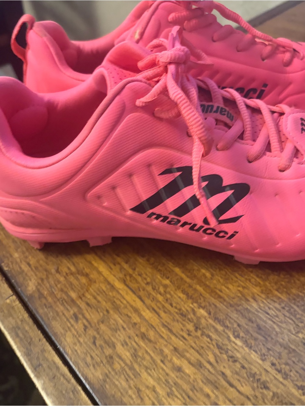 Marucci Women's Athletic Cleats in Bright Pink
